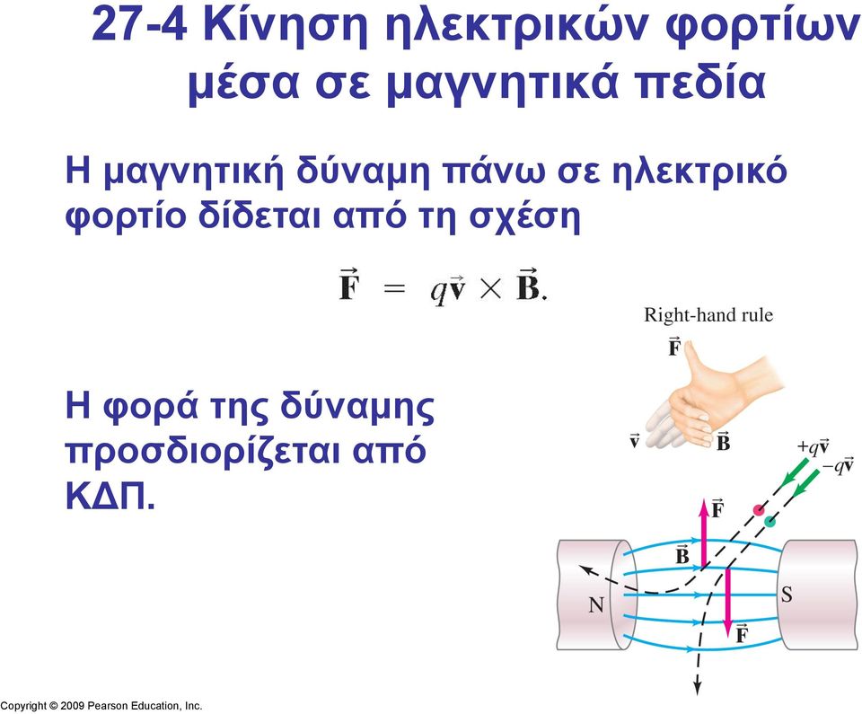 σε ηλεκτρικό φορτίο δίδεται από τη σχέση