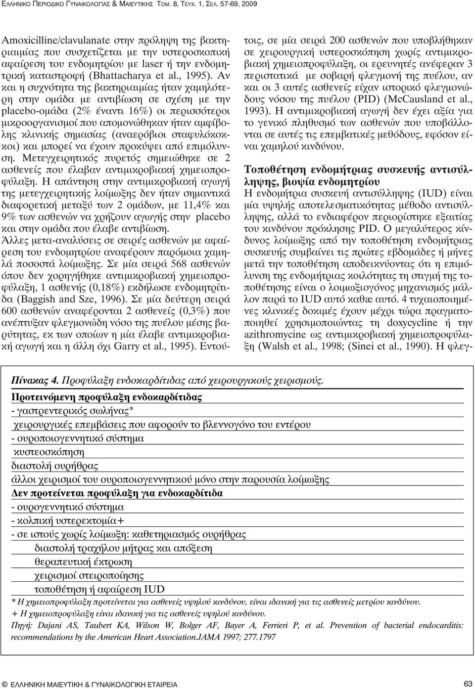 σημασίας (αναερόβιοι σταφυλόκοκκοι) και μπορεί να έχουν προκύψει από επιμόλυνση. Μετεγχειρητικός πυρετός σημειώθηκε σε 2 ασθενείς που έλαβαν αντιμικροβιακή χημειοπροφύλαξη.