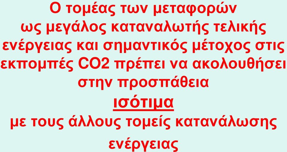 εκπομπές CO2 πρέπει να ακολουθήσει στην