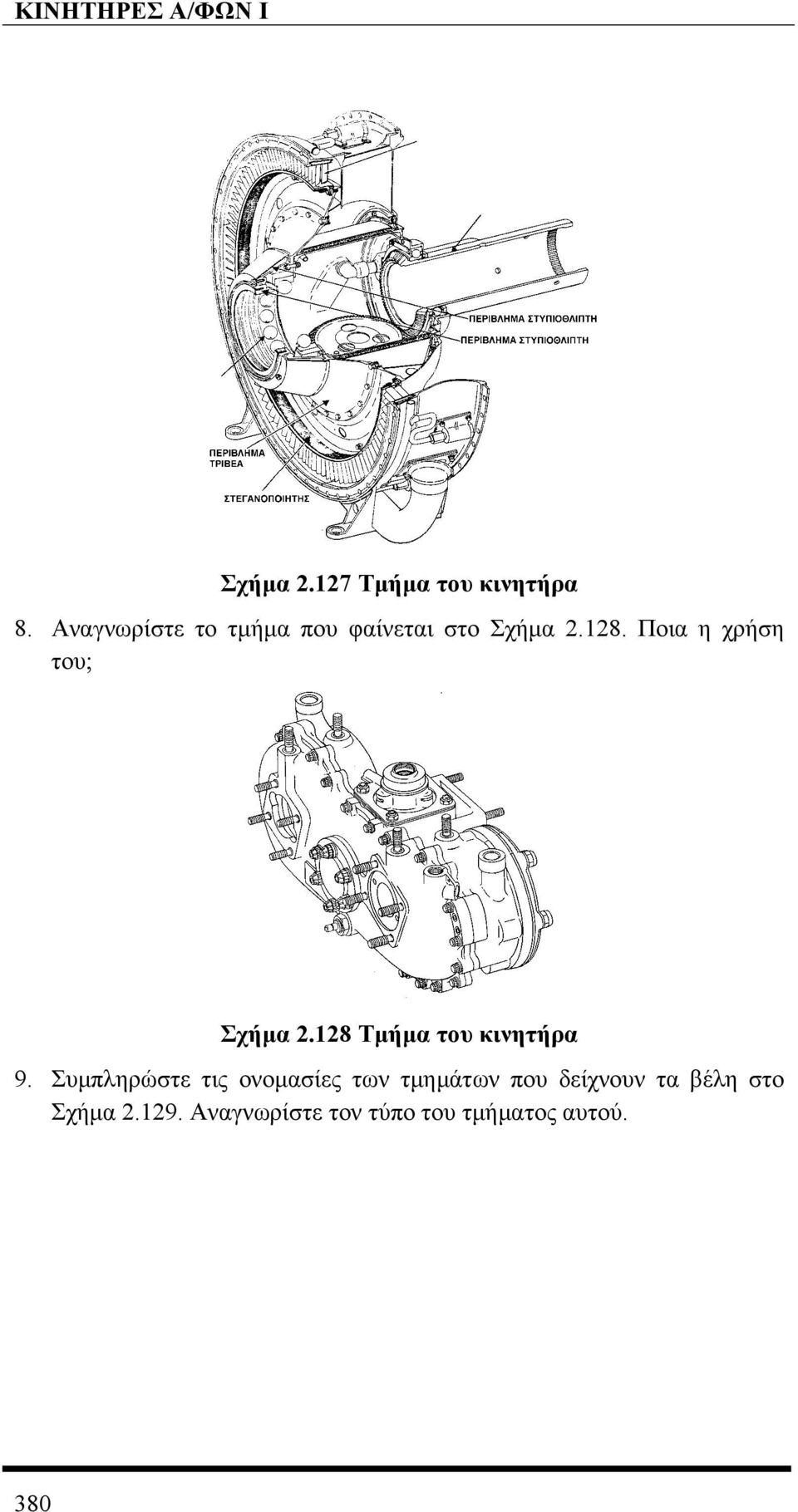 Ποια η χρήση του; Σχήµα 2.128 Τµήµα του κινητήρα 9.