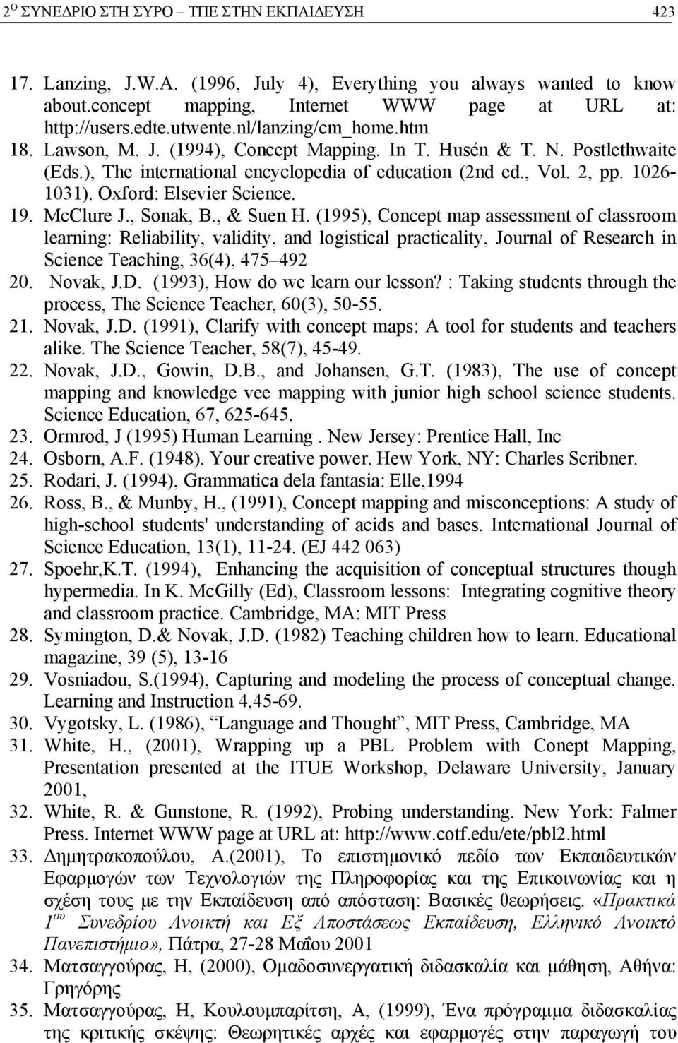 Oxford: Elsevier Science. 19. McClure J., Sonak, B., & Suen H.