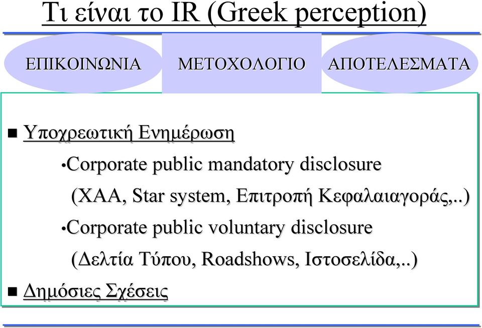 (XAA, Star system, Επιτροπή Κεφαλαιαγοράς,.