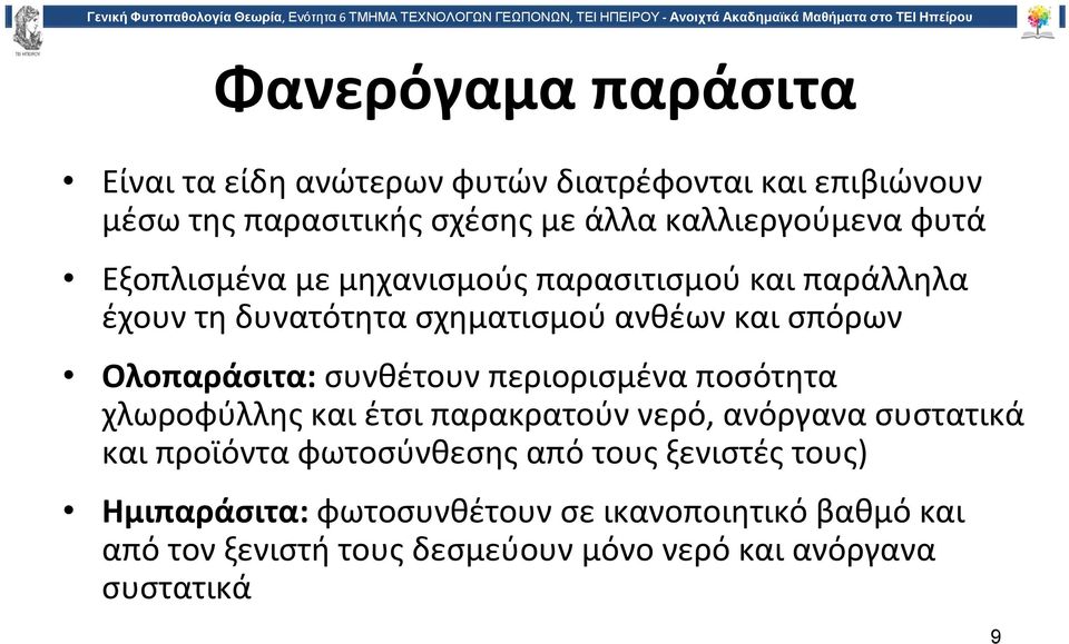 συνθέτουν περιορισμένα ποσότητα χλωροφύλλης και έτσι παρακρατούν νερό, ανόργανα συστατικά και προϊόντα φωτοσύνθεσης από τους