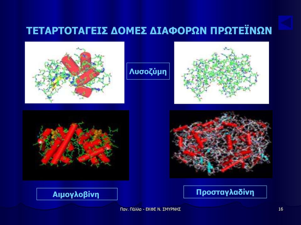 Λυσοζύμη Αιμογλοβίνη