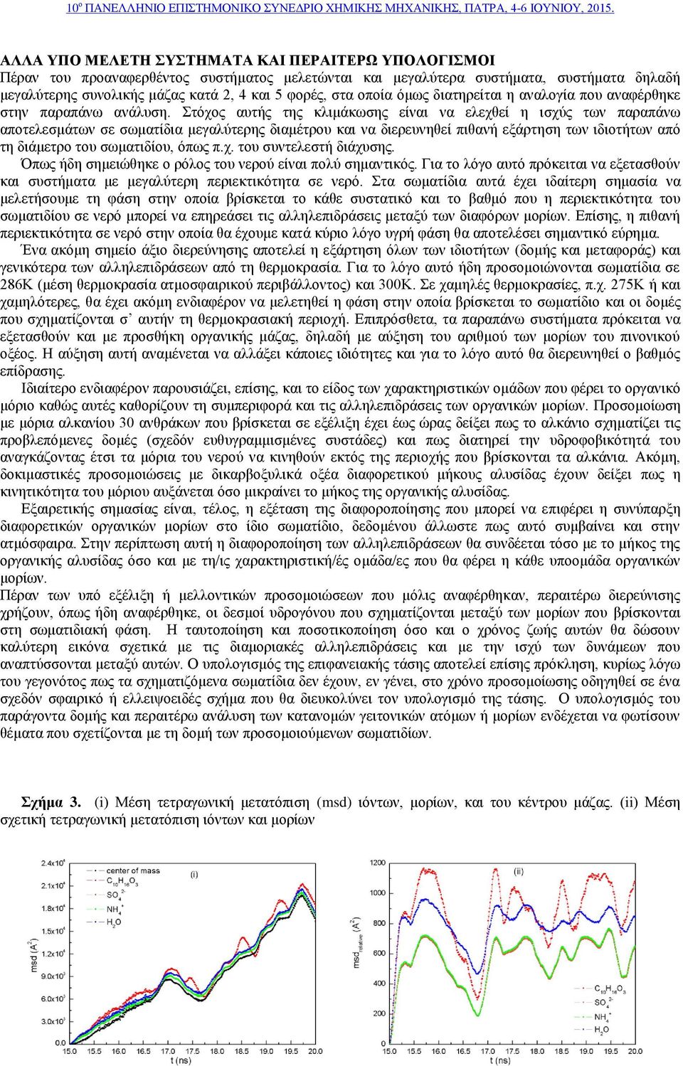 Στόχος αυτής της κλιμάκωσης είναι να ελεχθεί η ισχύς των παραπάνω αποτελεσμάτων σε σωματίδια μεγαλύτερης διαμέτρου και να διερευνηθεί πιθανή εξάρτηση των ιδιοτήτων από τη διάμετρο του σωματιδίου,