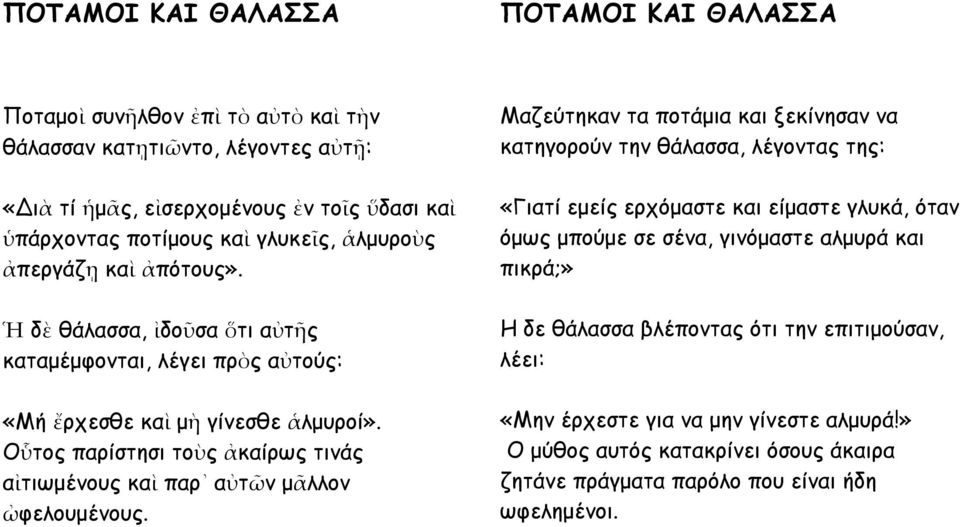 Οὗτος παρίστησι τοὺς ἀκαίρως τινάς αἰτιωμένους καὶ παρ αὐτῶν μᾶλλον ὠφελουμένους.