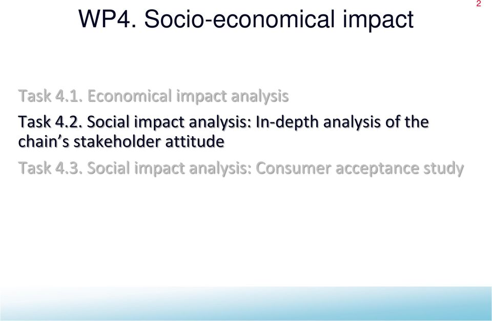 Social impact analysis: In-depth analysis of the