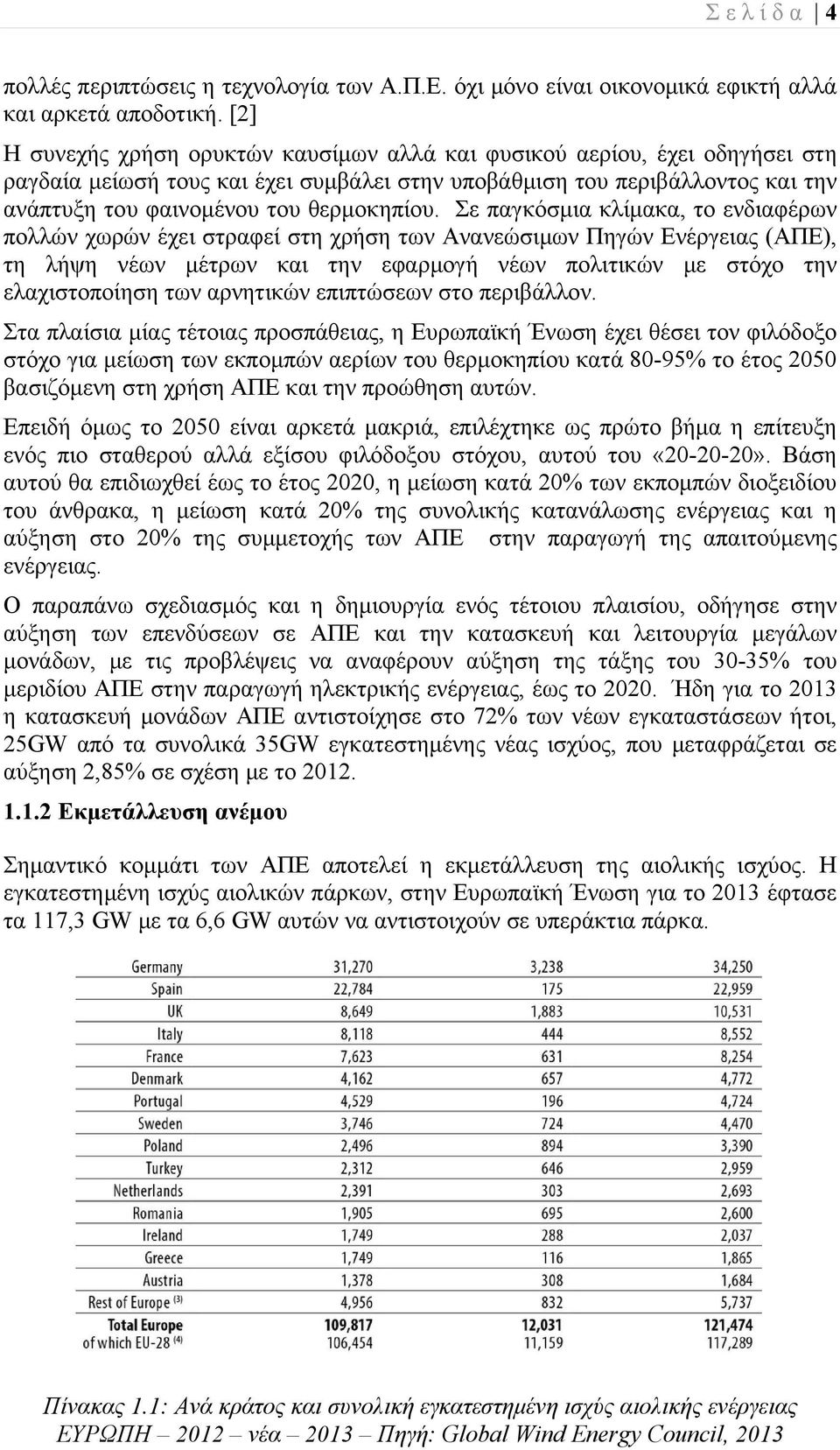 Σε παγκόσμια κλίμακα, το ενδιαφέρων πολλών χωρών έχει στραφεί στη χρήση των Ανανεώσιμων Πηγών Ενέργειας (ΑΠΕ), τη λήψη νέων μέτρων και την εφαρμογή νέων πολιτικών με στόχο την ελαχιστοποίηση των
