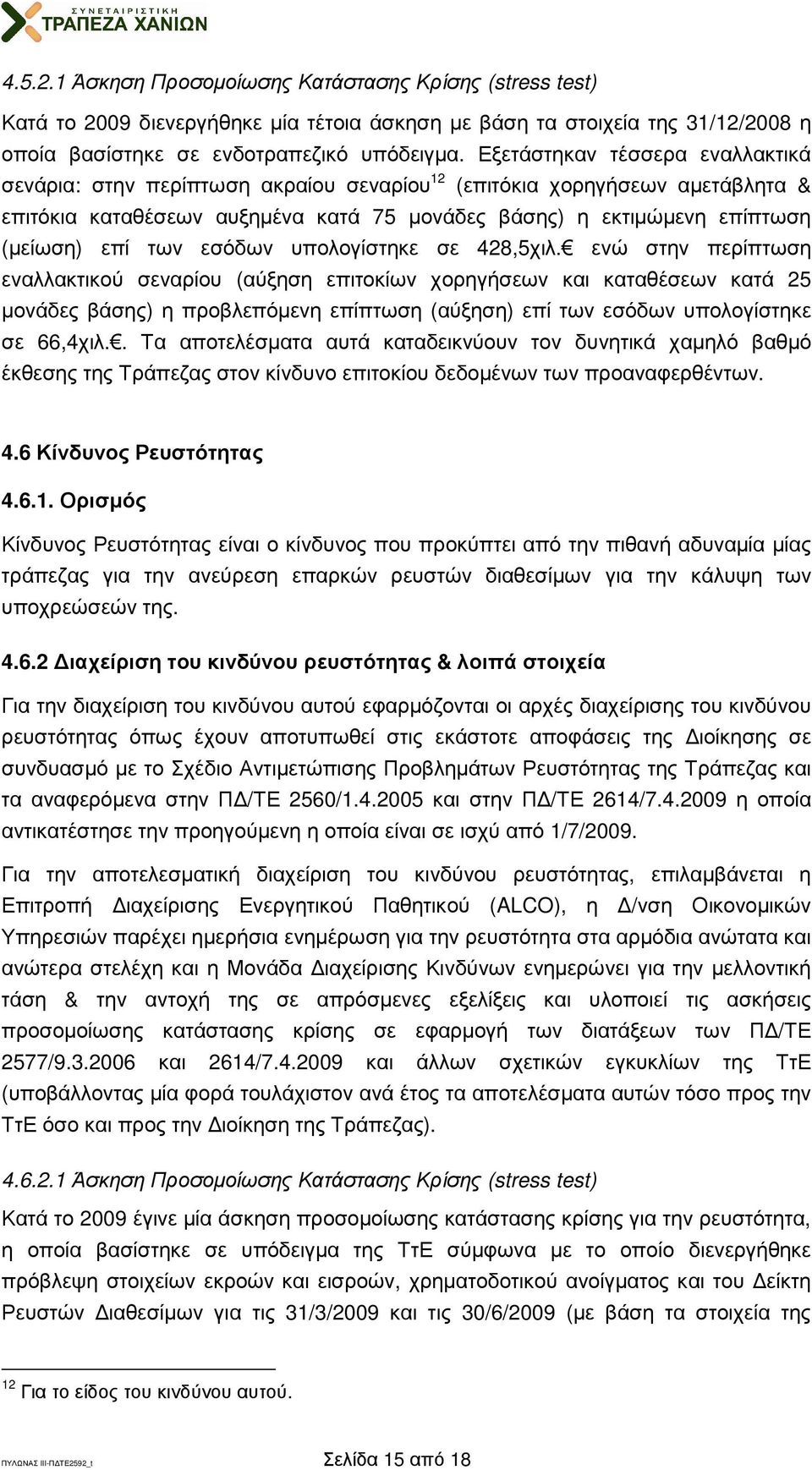 των εσόδων υπολογίστηκε σε 428,5χιλ.