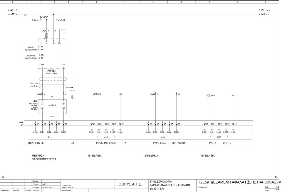 U+ I+ S M+ U+ I+ M+ U+ I+ M+ U+ I+ M+ M S M S M S M CH CH CH CH INPUT BYTE U/I PLUG IN PLACE Y
