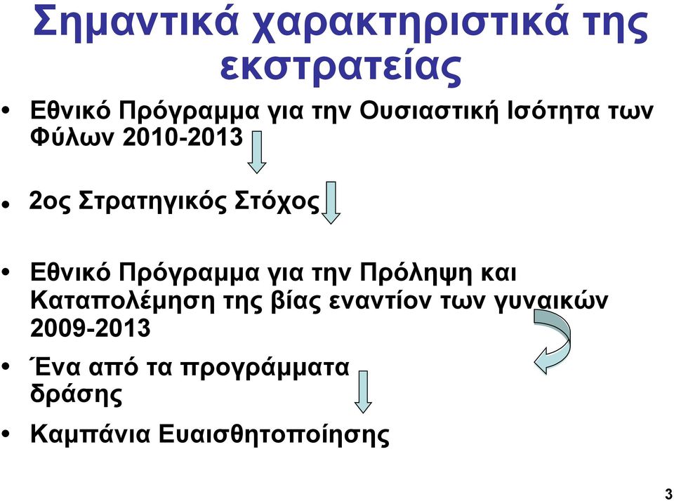 Πρόγραμμα για την Πρόληψη και Καταπολέμηση της βίας εναντίον των