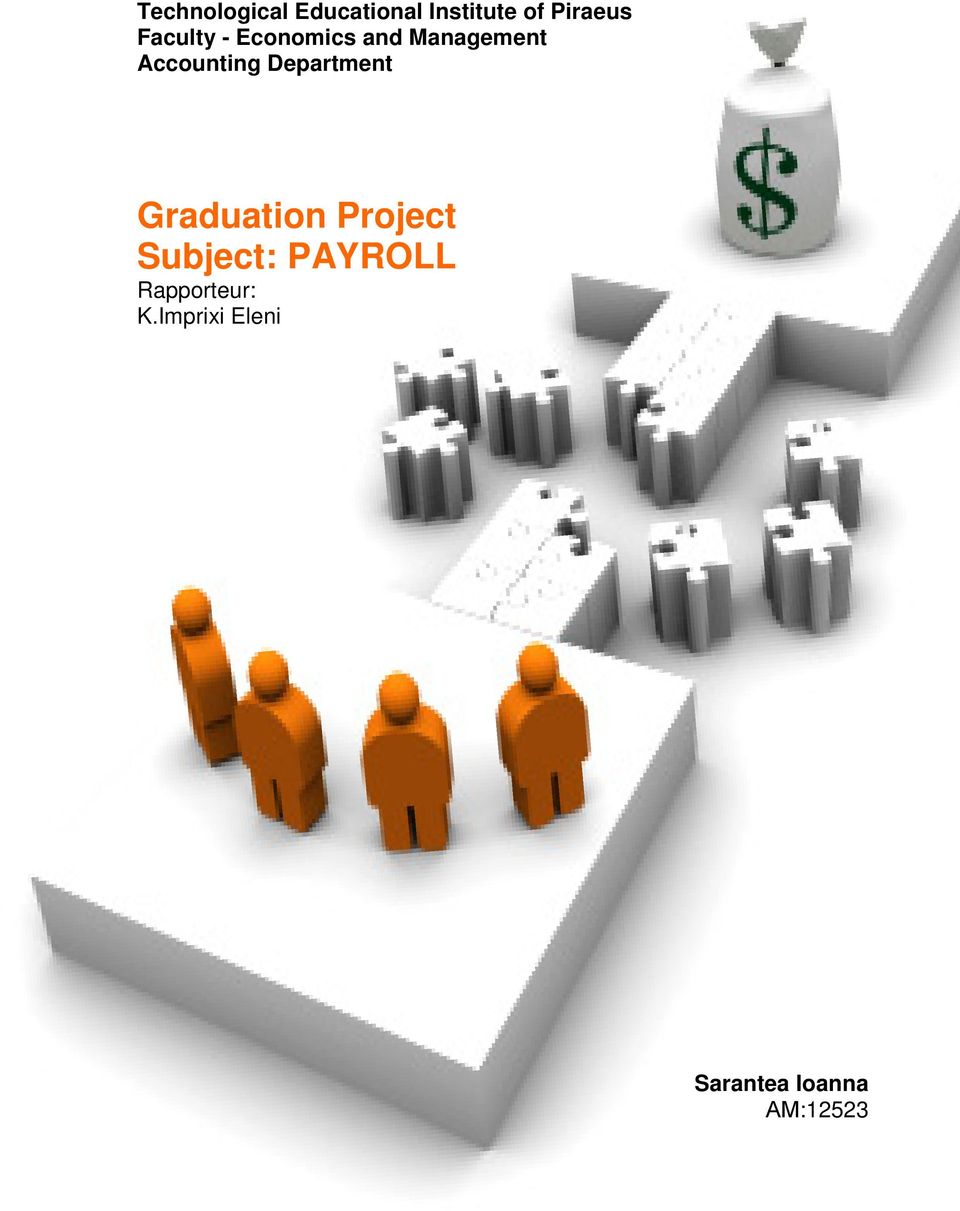 Department Graduation Project Subject: PAYROLL