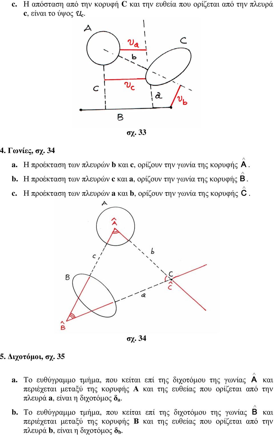 5. Διχοτόμοι, σχ. 35 σχ. 34 a.