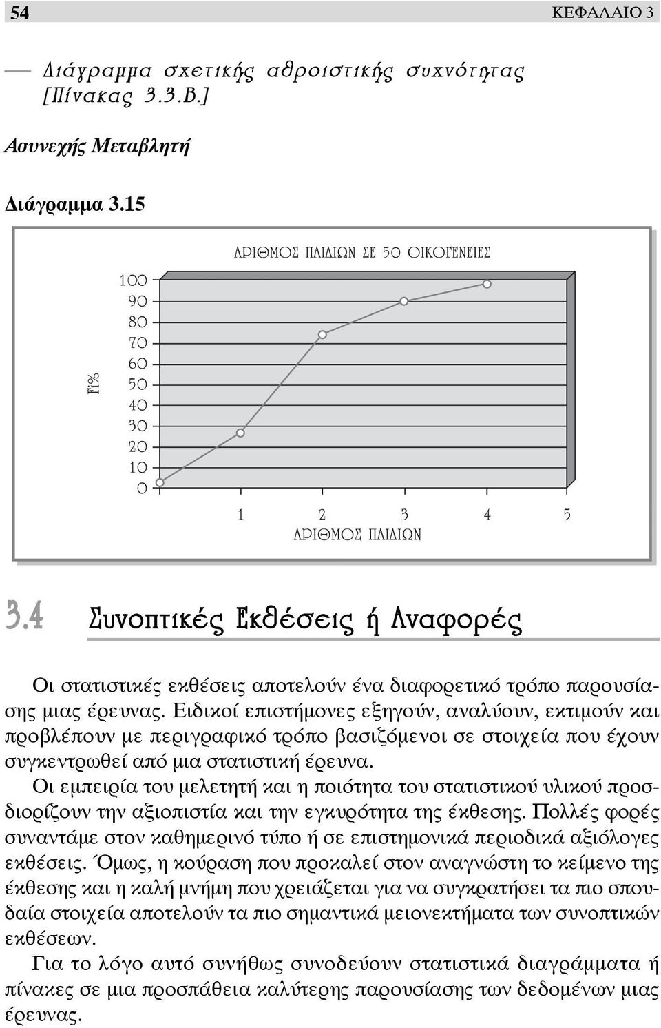 Ειδικοί επιστήμονες εξηγούν, αναλύουν, εκτιμούν και προβλέπουν με περιγραφικό τρόπο βασιζόμενοι σε στοιχεία που έχουν συγκεντρωθεί από μια στατιστική έρευνα.