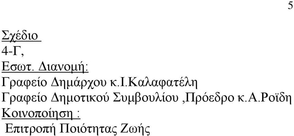 κ.ι.καλαφατέλη Γραφείο Δημοτικού