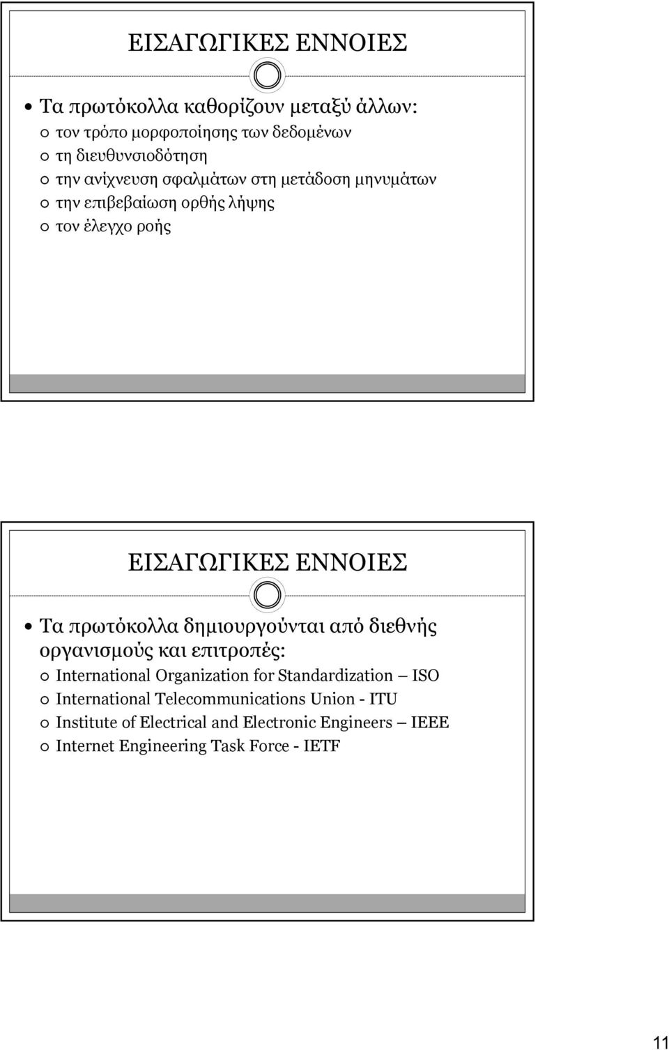 διεθνής οργανισμούς και επιτροπές: International Organization for Standardization ISO International