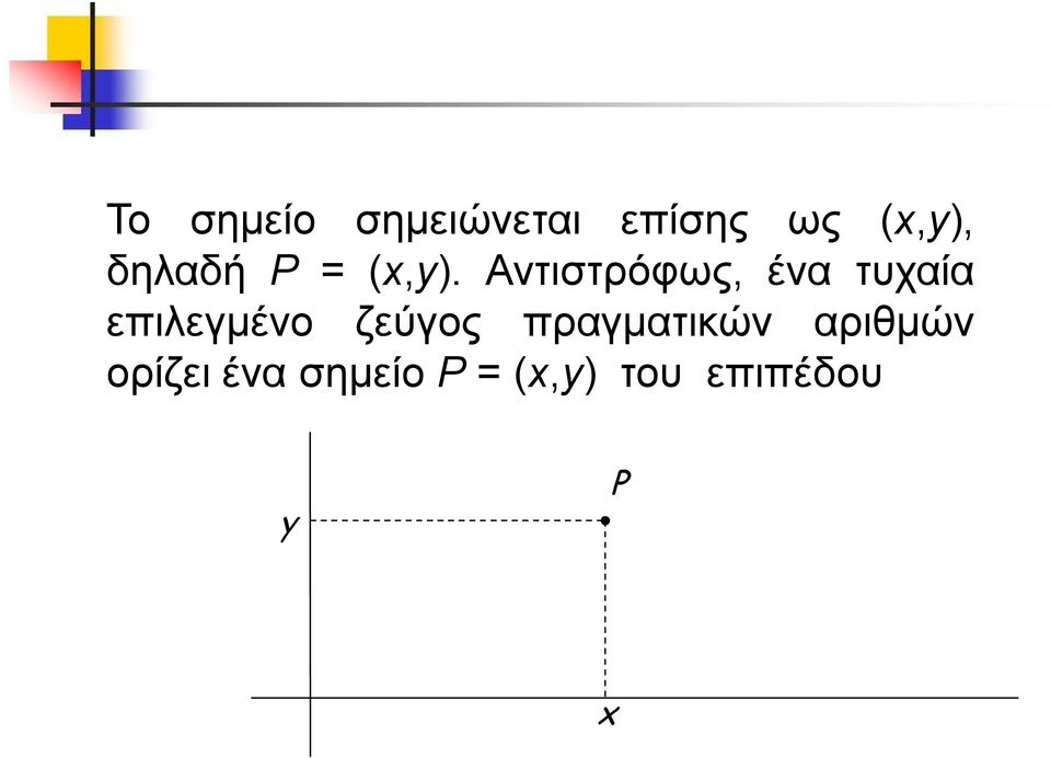 Αντιστρόφως, ένα τυχαία επιλεγμένο