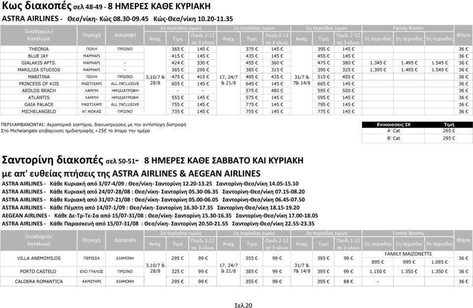 545 36 MARILIZA STUDIOS ΜΑΡΜΑΡΙ - 365 295 385 315 395 325 1.395 1.495 1.