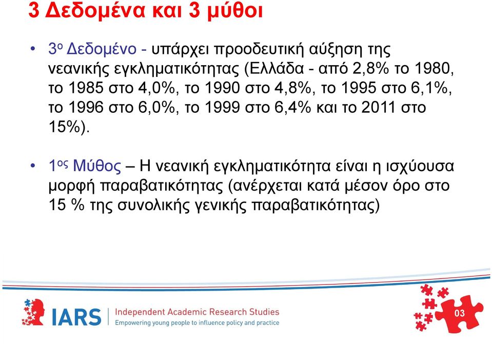 6,0%, το 1999 στο 6,4% και το 2011 στο 15%).