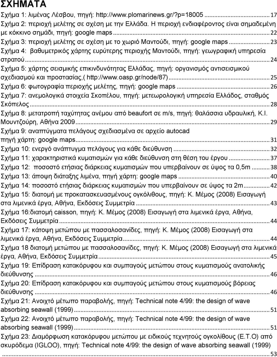 .. 23 Σχήμα 4: βαθυμετρικός χάρτης ευρύτερης περιοχής Μαντούδι, πηγή: γεωγραφική υπηρεσία στρατού.