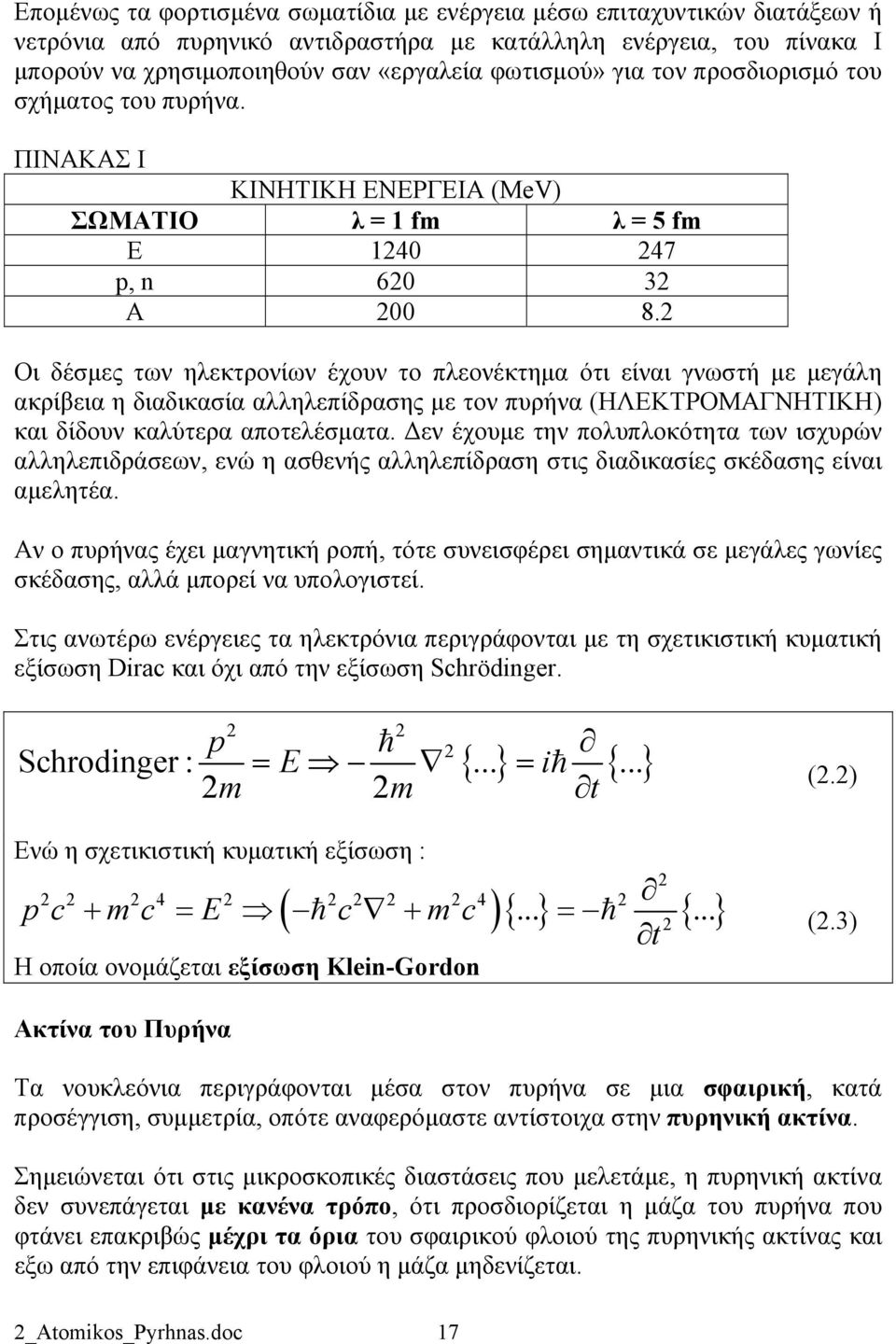 Οι δέσμες των ηλεκτρονίων έχουν το πλεονέκτημα ότι είναι γνωστή με μεγάλη ακρίβεια η διαδικασία αλληλεπίδρασης με τον πυρήνα (ΗΛΕΚΤΡΟΜΑΓΝΗΤΙΚΗ) και δίδουν καλύτερα αποτελέσματα.