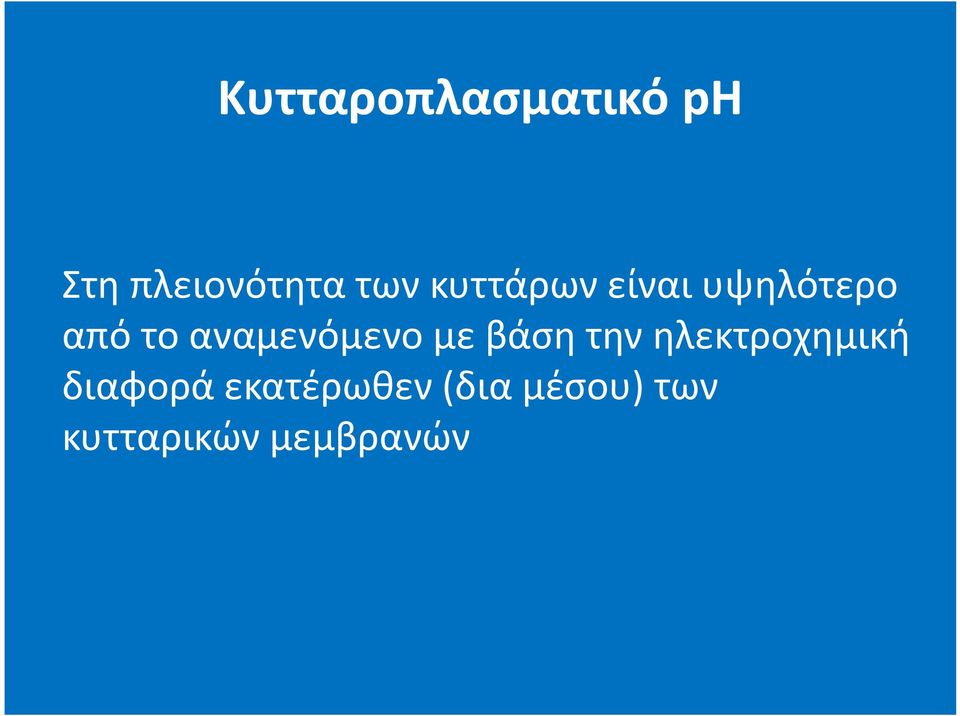 αναμενόμενο με βάση την ηλεκτροχημική