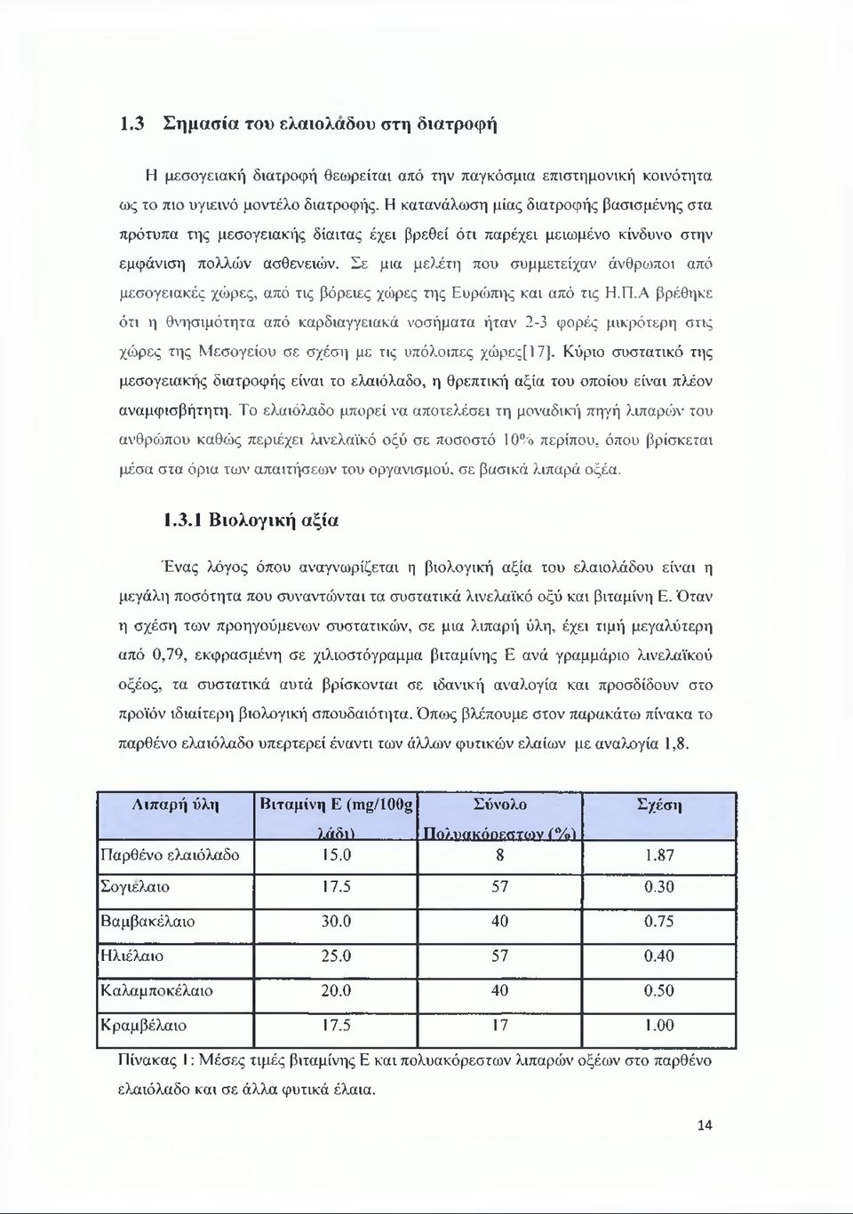 Σε μια μελέτη που συμμετείχαν άνθρωποι από μεσογειακές χώρες, από τις βόρειες χώρες της Ευρώπης και από τις Η.Π.