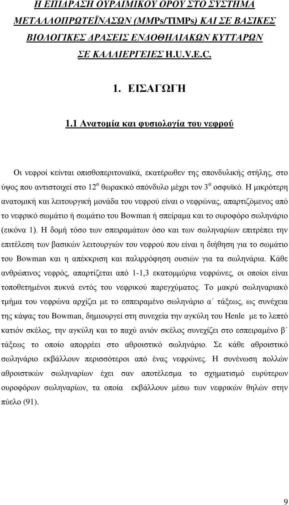 Ζ ιζηνυηενδ ακαημιζηή ηαζ θεζημονβζηή ιμκάδα ημο κεθνμφ είκαζ μ κεθνχκαξ, απανηζγυιεκμξ απυ ημ κεθνζηυ ζςιάηζμ ή ζςιάηζμ ημο Bowman ή ζπείναια ηαζ ημ μονμθυνμ ζςθδκάνζμ (εζηυκα 1).