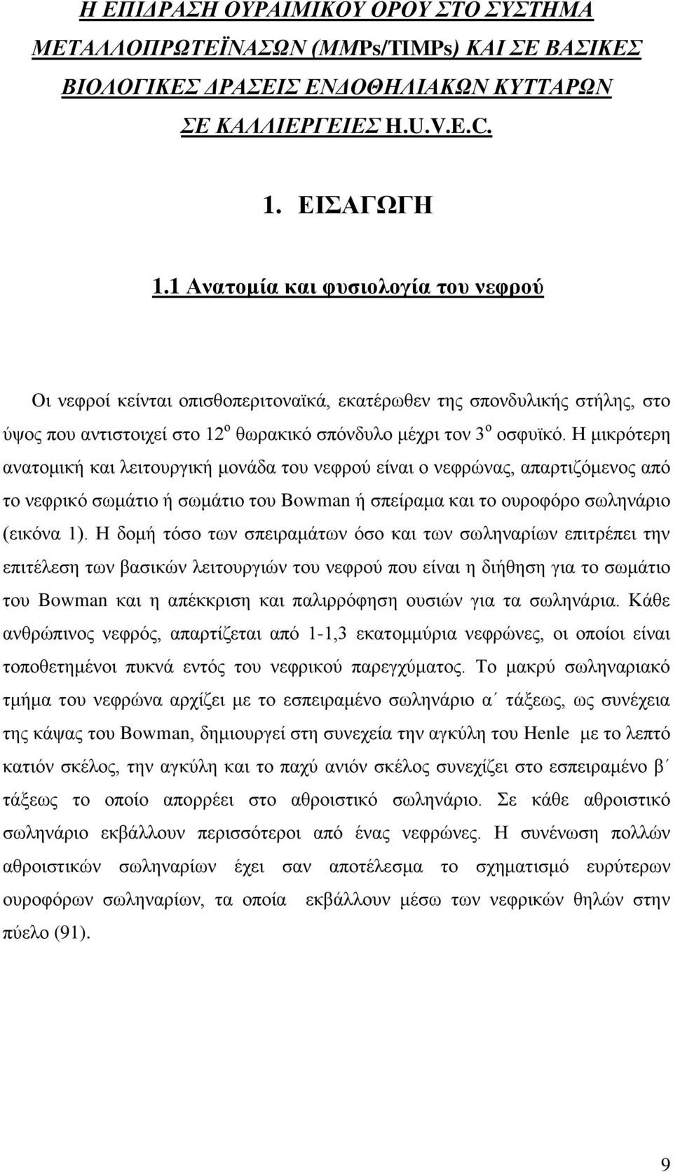 Ζ ιζηνυηενδ ακαημιζηή ηαζ θεζημονβζηή ιμκάδα ημο κεθνμφ είκαζ μ κεθνχκαξ, απανηζγυιεκμξ απυ ημ κεθνζηυ ζςιάηζμ ή ζςιάηζμ ημο Bowman ή ζπείναια ηαζ ημ μονμθυνμ ζςθδκάνζμ (εζηυκα 1).