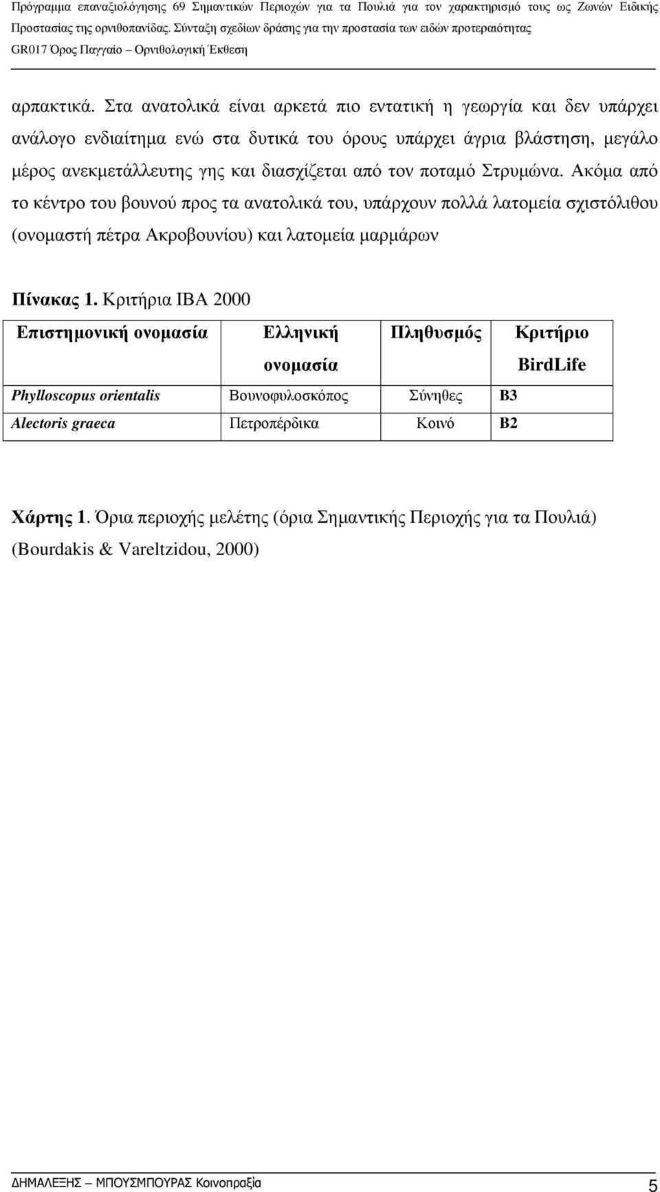 διασχίζεται από τον ποταμό Στρυμώνα.