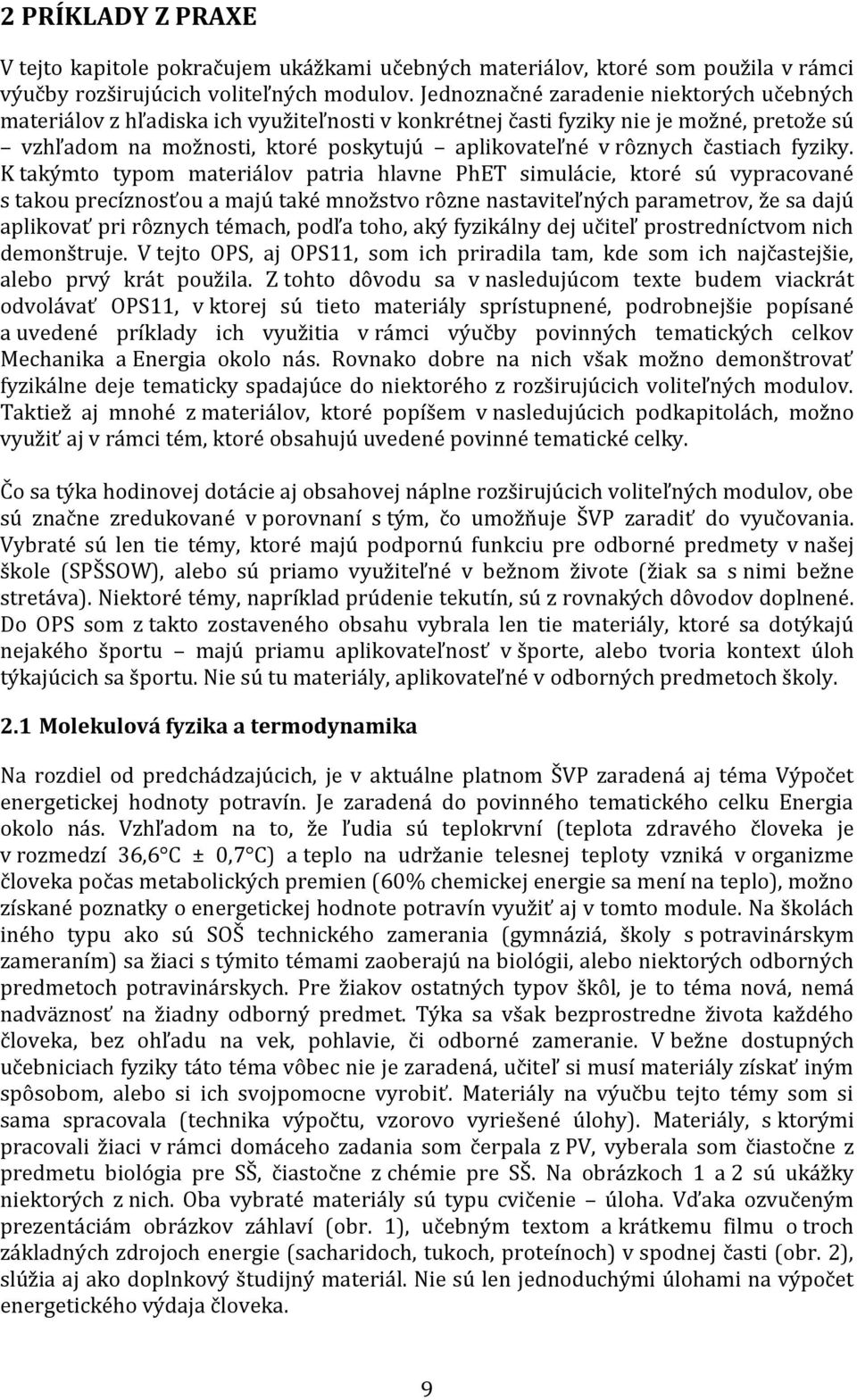 častiach fyziky.