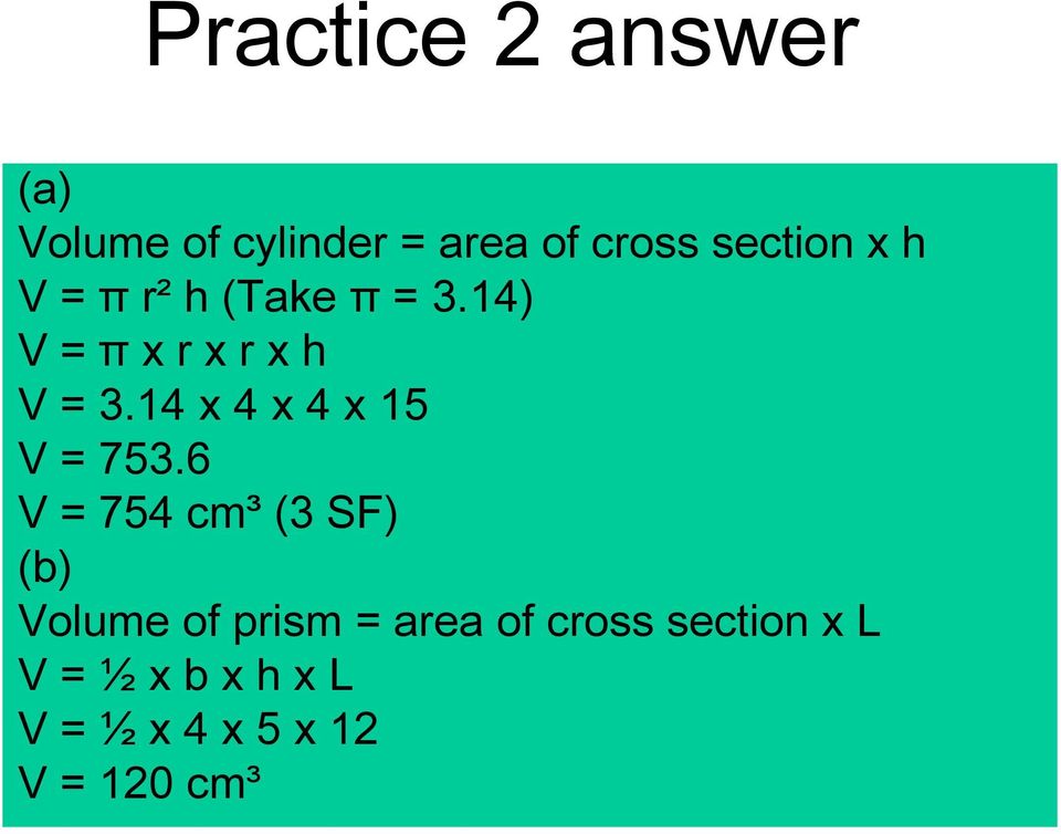 14 x 4 x 4 x 15 V = 753.