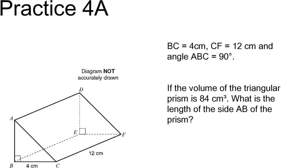 If the volume of the triangular prism