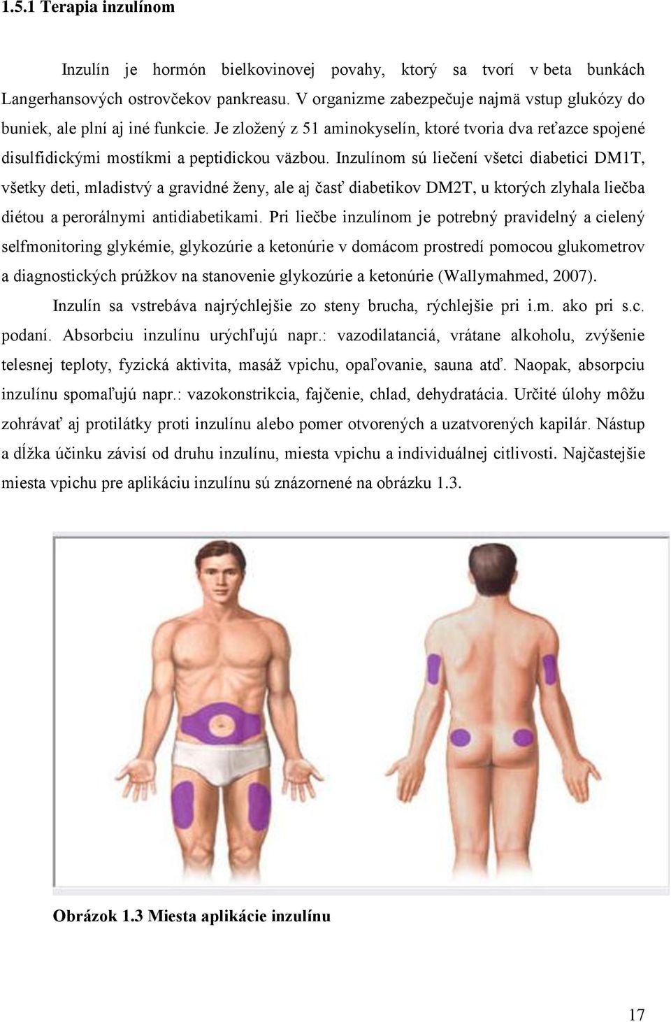 Inzulínom sú liečení všetci diabetici DM1T, všetky deti, mladistvý a gravidné ženy, ale aj časť diabetikov DM2T, u ktorých zlyhala liečba diétou a perorálnymi antidiabetikami.