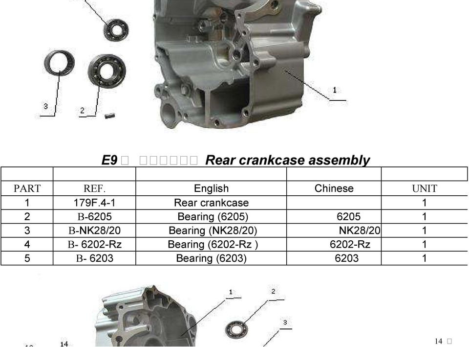 1 3 B-NK28/20 Bearing (NK28/20) NK28/20 1 4 B-