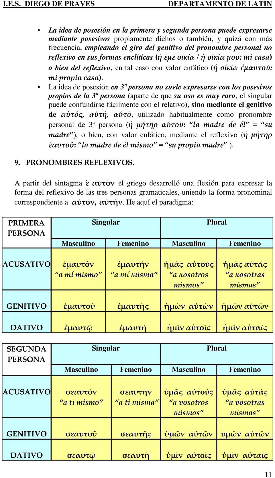 La idea de posesión en 3ª persona no suele expresarse con los posesivos propios de la 3ª persona (aparte de que su uso es muy raro, el singular puede confundirse fácilmente con el relativo), sino