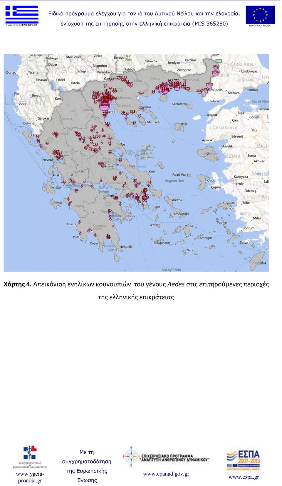 κουνουπιών του γένους Aedes