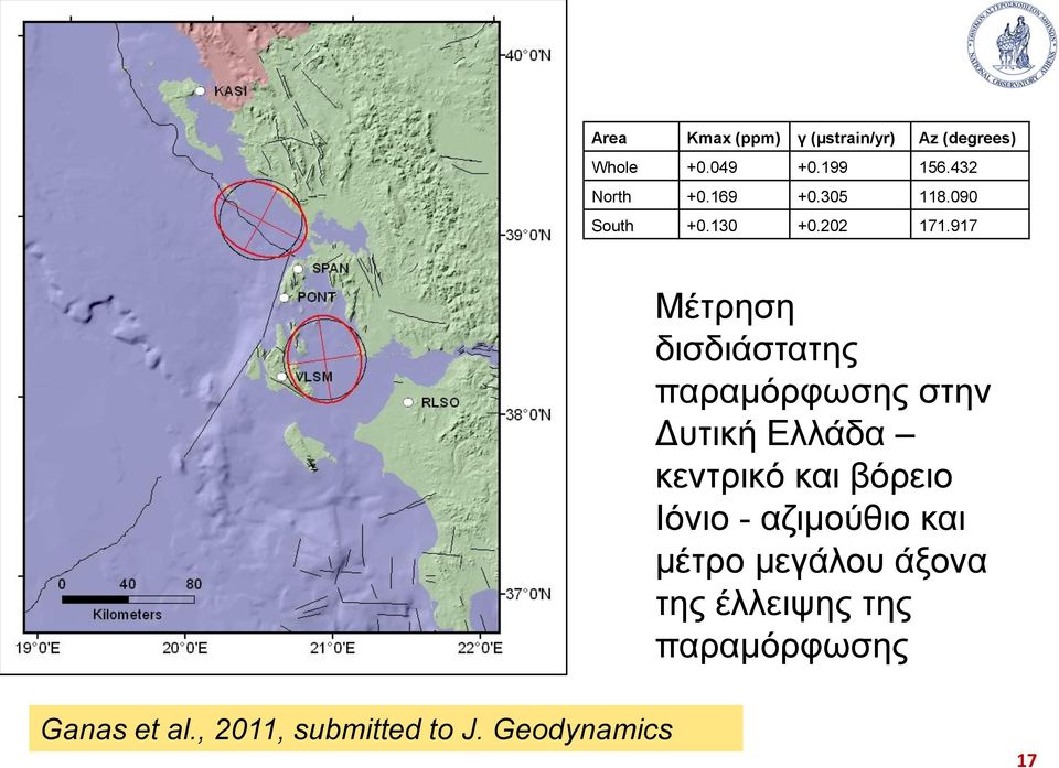 917 Μέηξεζε δηζδηάζηαηεο παξακόξθσζεο ζηελ Γπηηθή Διιάδα θεληξηθό θαη βόξεην