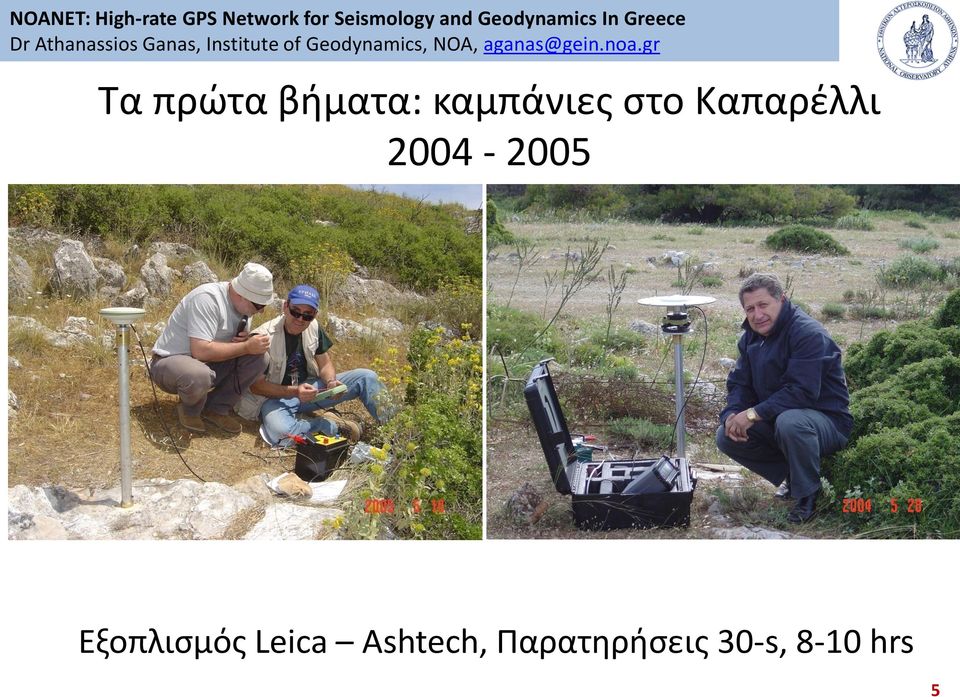 Εξοπλιςμόσ Leica Ashtech,