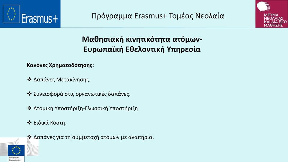 Μαθησιακή κινητικότητα ατόμων- Ευρωπαϊκή Εθελοντική