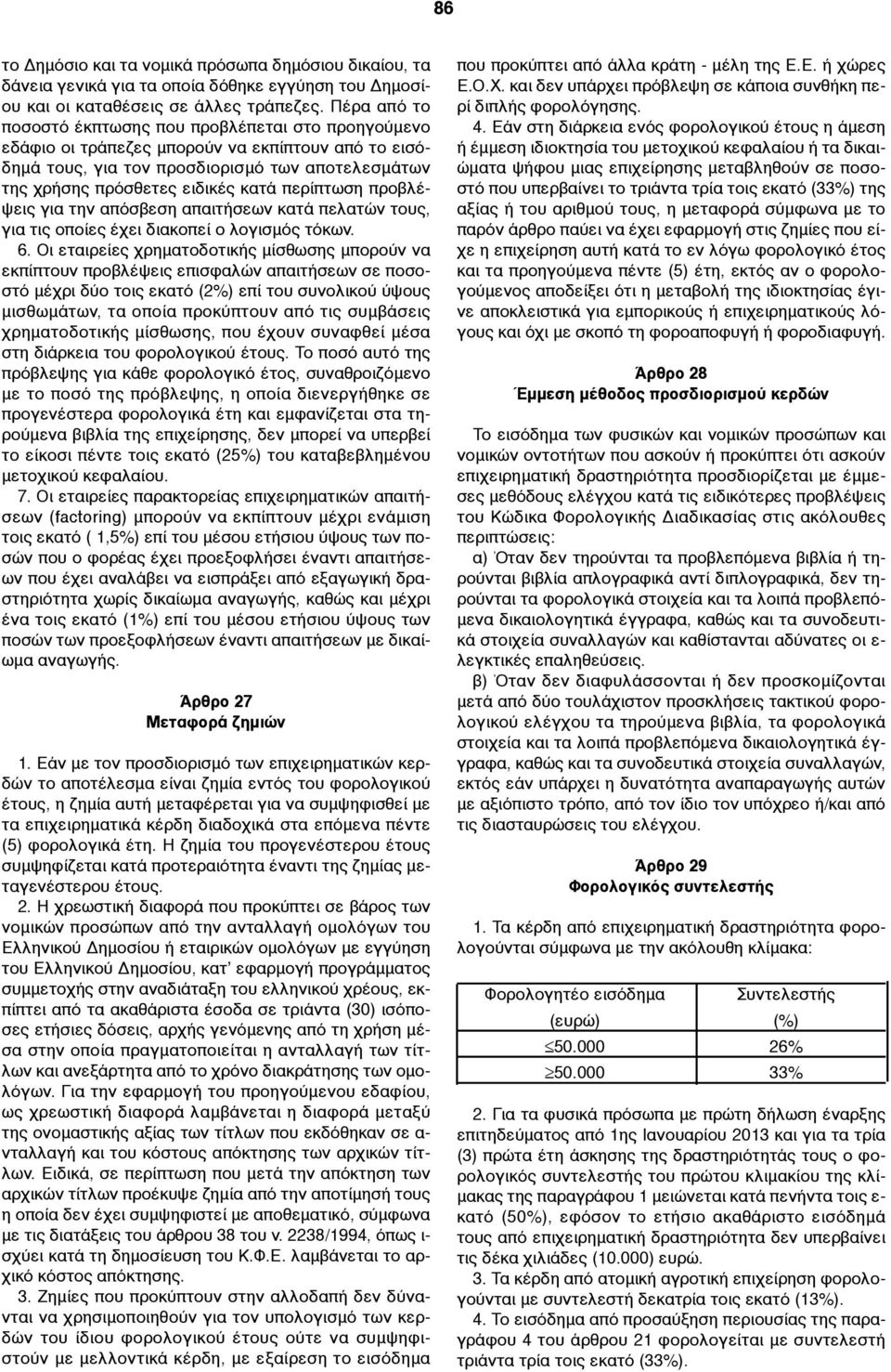 περίπτωση προβλέψεις για την απόσβεση απαιτήσεων κατά πελατών τους, για τις οποίες έχει διακοπεί ο λογισµός τόκων. 6.