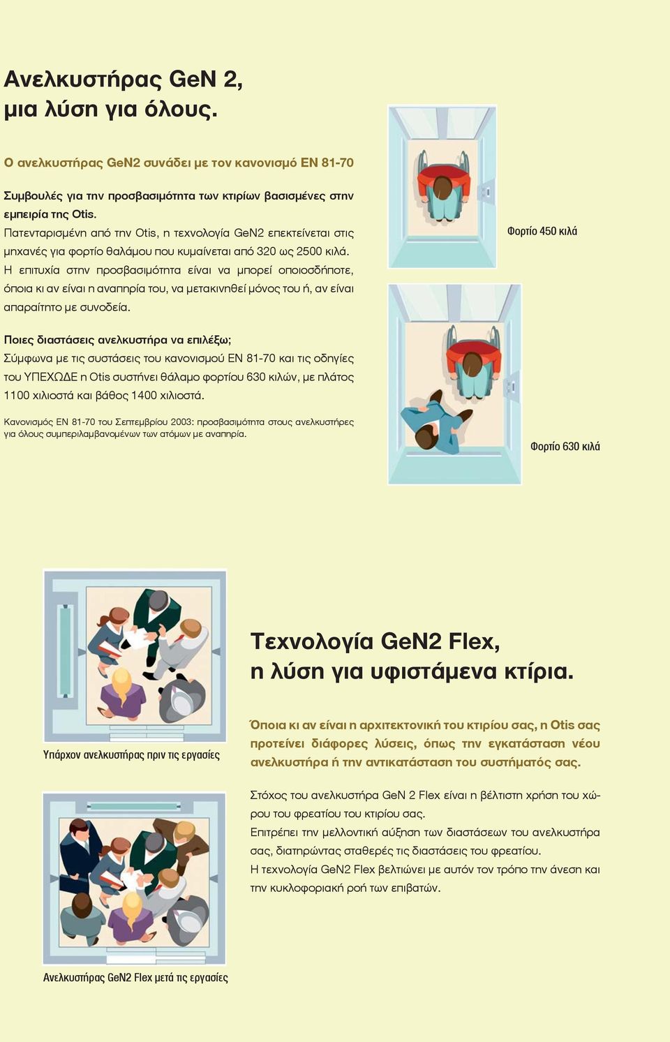 Η επιτυχία στην προσβασιμότητα είναι να μπορεί οποιοσδήποτε, όποια κι αν είναι η αναπηρία του, να μετακινηθεί μόνος του ή, αν είναι απαραίτητο με συνοδεία.