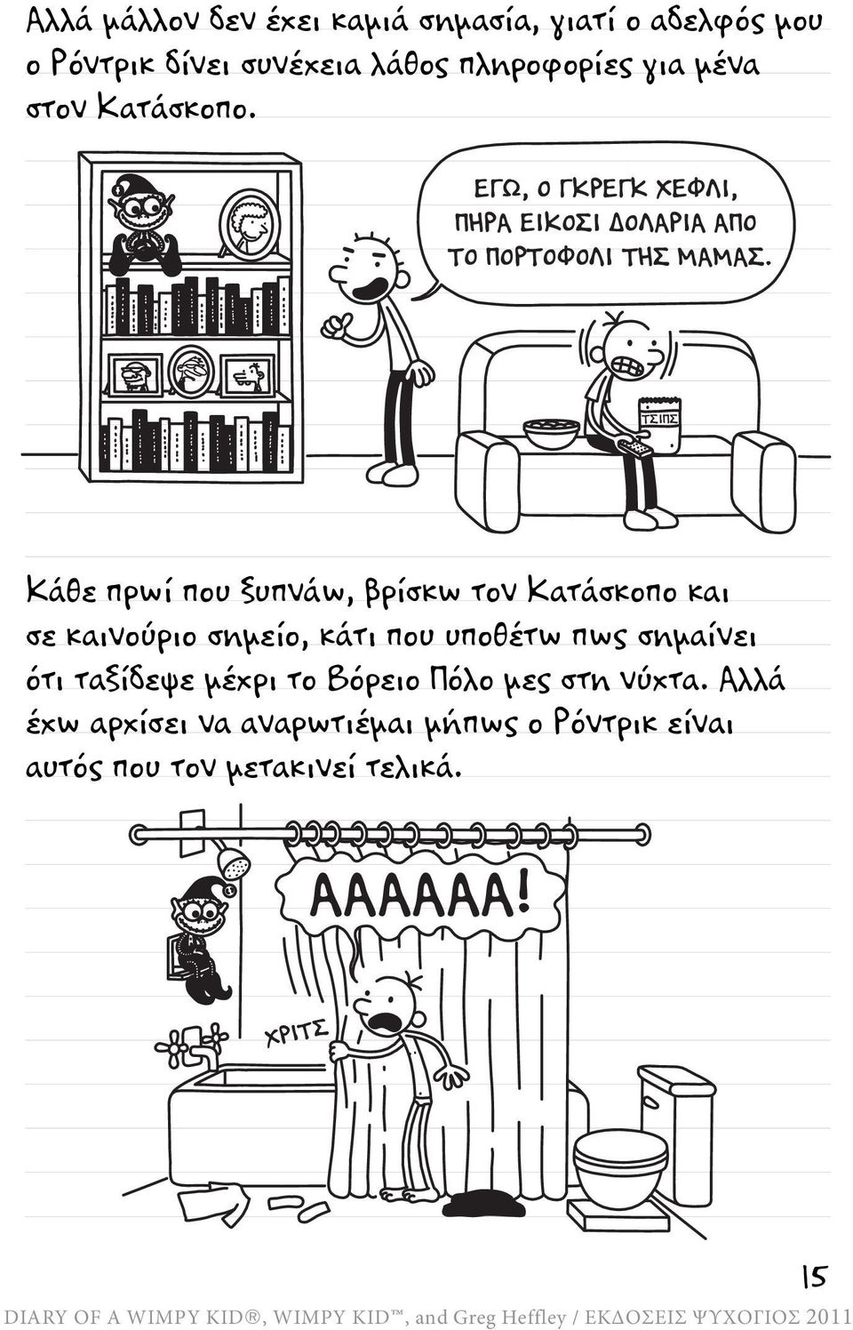ΤΣΙΠΣ Κάθε πρωί που ξυπνάω, βρίσκω τον Κατάσκοπο και σε καινούριο σημείο, κάτι που υποθέτω πως σημαίνει ότι