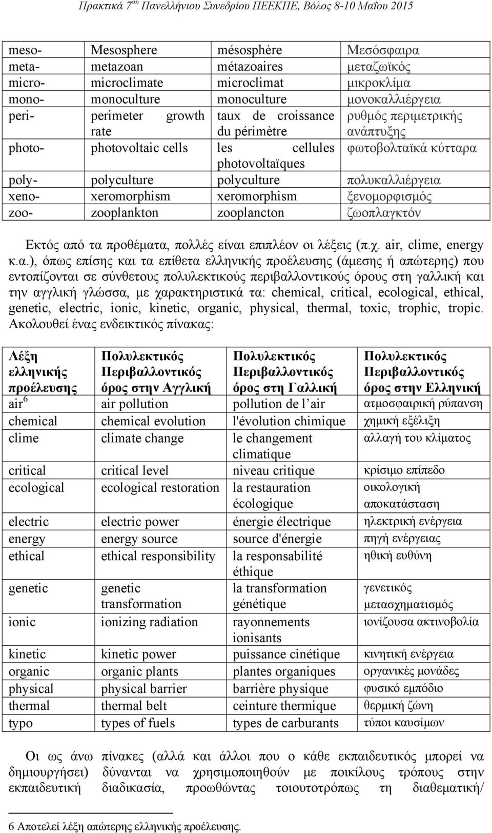 xeromorphism ξενομορφισμός zoo- zooplankton zooplancton ζωοπλαγ