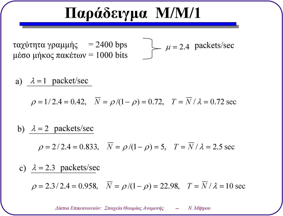 72 sec b) 2 acets/sec 2 / 2.4.833, N /( ) 5, T N / 2.5 sec c) 2.