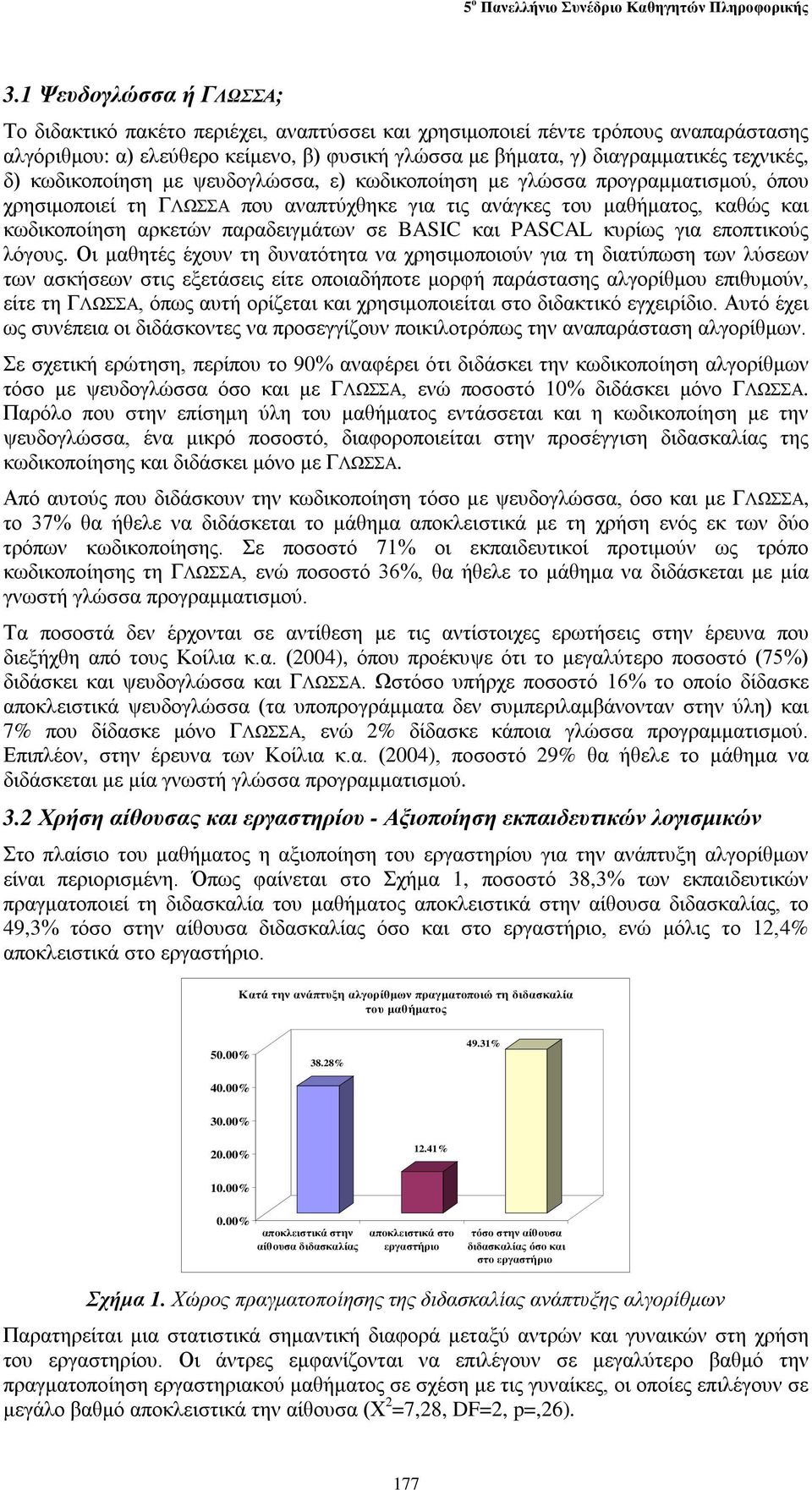 παραδειγμάτων σε BASIC και PASCAL κυρίως για εποπτικούς λόγους.