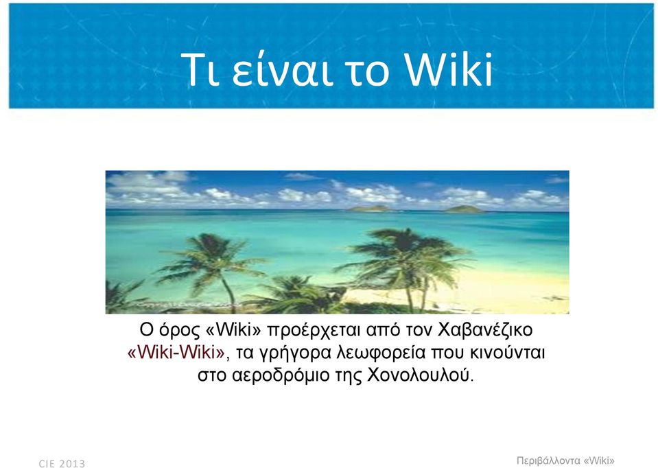 «Wiki-Wiki», τα γρήγορα λεωφορεία