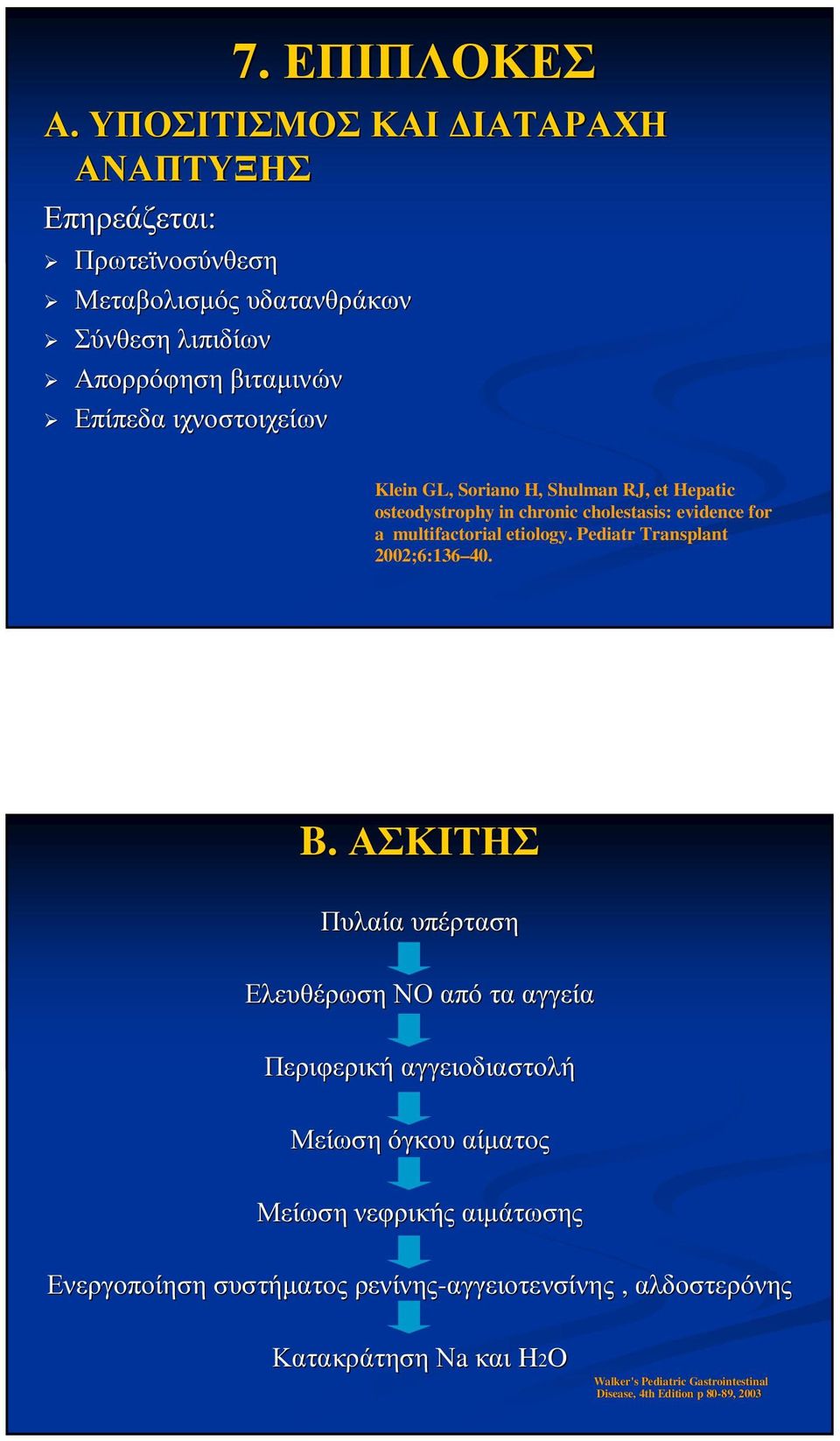 Klein GL, Soriano H, Shulman RJ, et Hepatic osteodystrophy in chronic cholestasis: evidence for a multifactorial etiology.