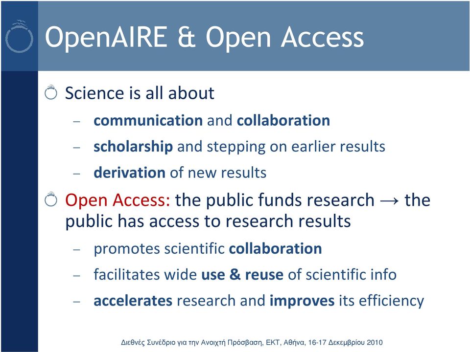 research the public has access to research results promotes scientific collaboration
