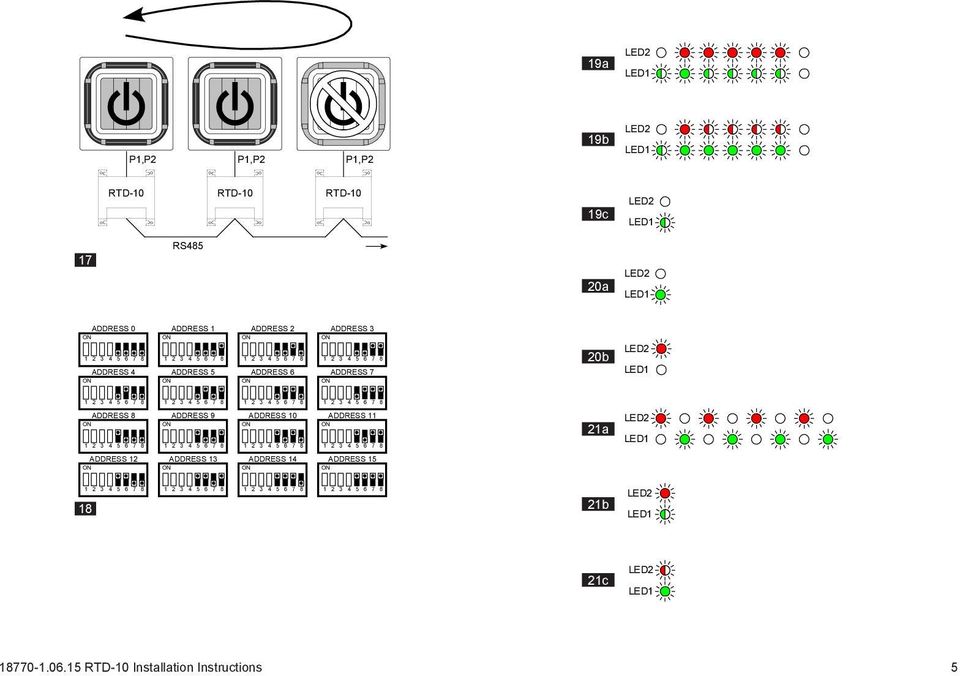 ADDRESS 8 ADDRESS 9 ADDRESS 10 ADDRESS 11 1 2 3 4 ADDRESS 12 ADDRESS 13